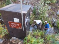 Maintaining the Passionate Creek Weir